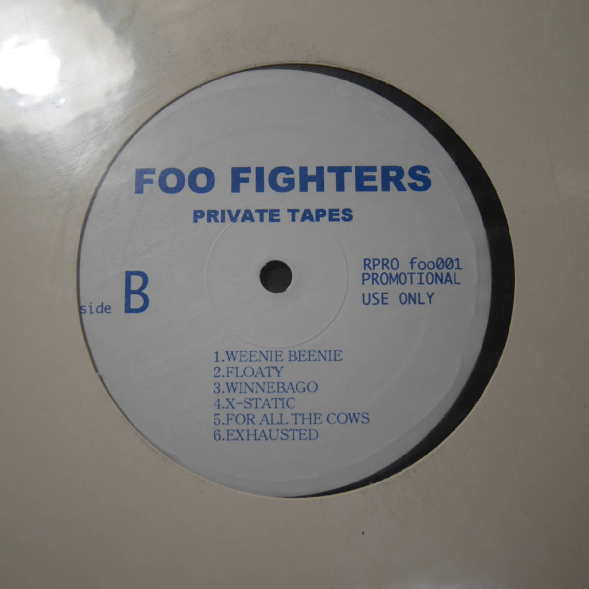 Аналоговый ●FOO FIGHTERS/ PRIVATE TAPES ~ 12 треков PROMO LP