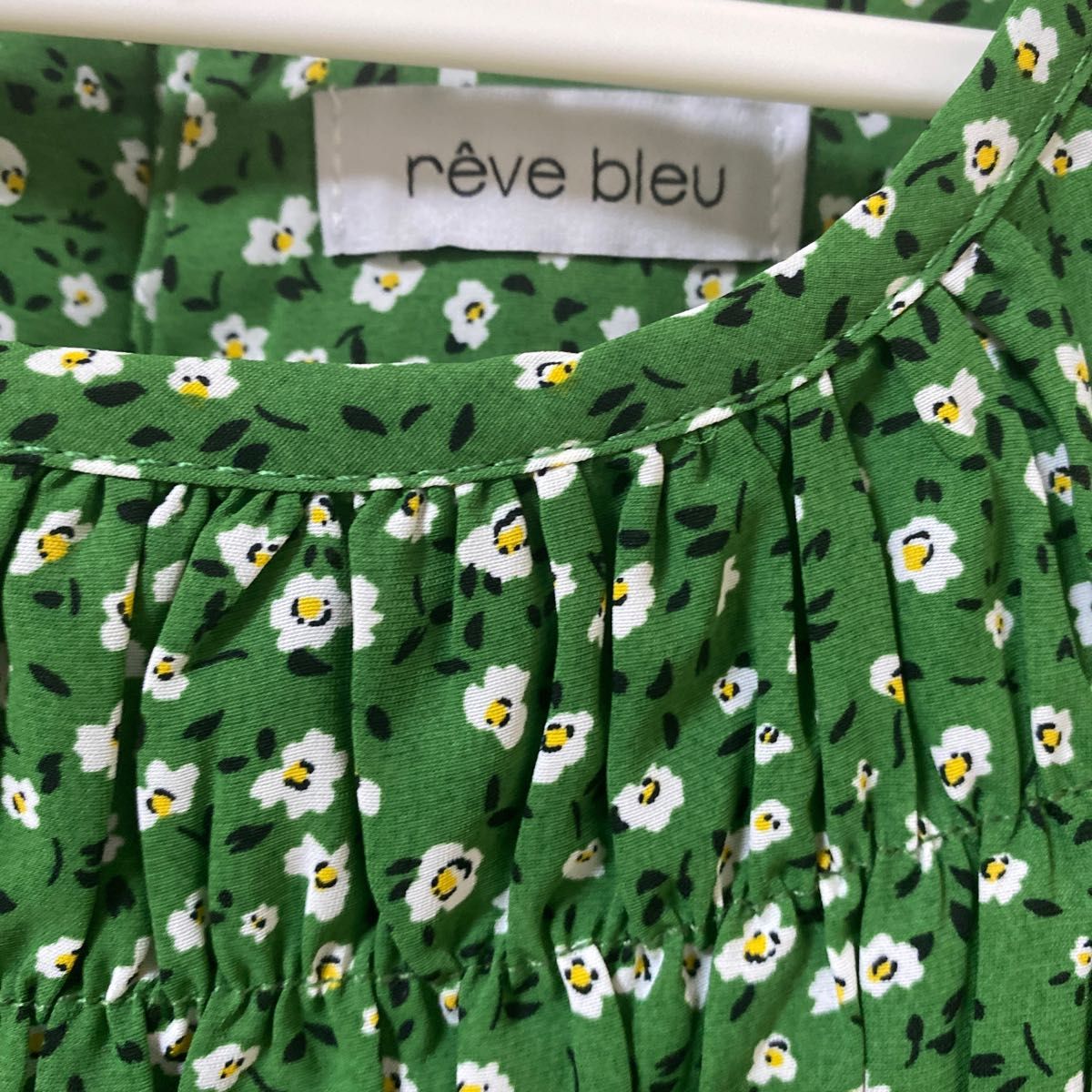 reve bleu　TRUBE 花柄　ロング　ワンピース　グリーン　スカート
