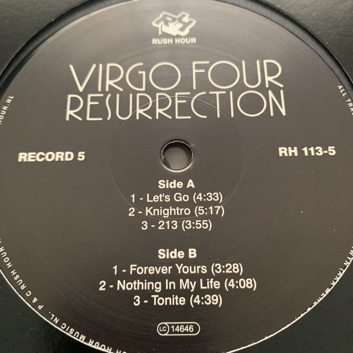 Virgo Four Resurrection 5LP BOX Rush Hour house techno