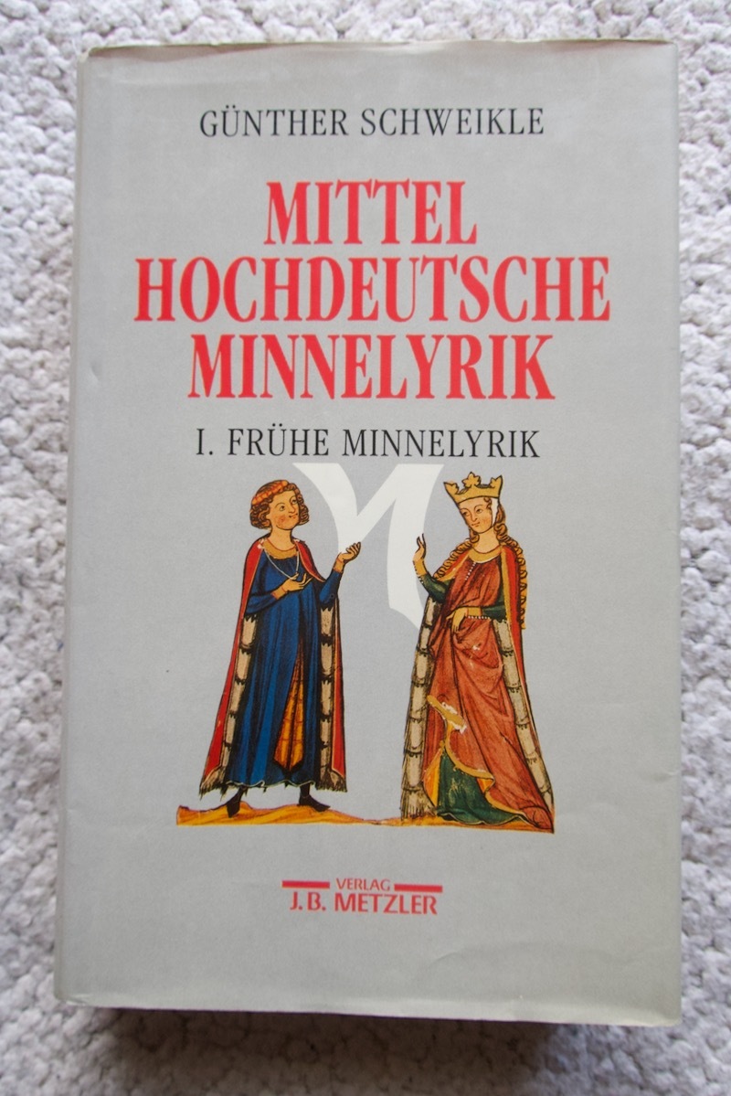 Mittelhochdeutsche Minnelyrik (J.B. Metzler) 洋書 中高ドイツ語☆