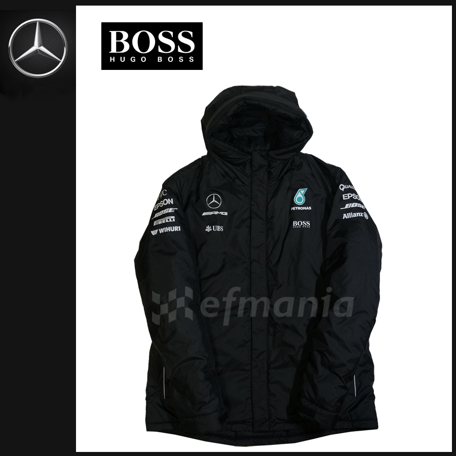 【非売品】 メルセデスAMG F1 支給品 ヘビージャケット 48 HUGO BOSS★ルイス・ハミルトン ジャケット コート 2017