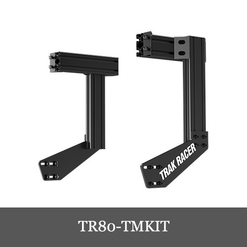 激安特価 Trak Racer TR80, TR160アルミニウムスタンド用のユニバーサルアルミニウムプロファイルモニターマウント ブラック TR80-TMKIT3-BLK アクセサリ、周辺機器