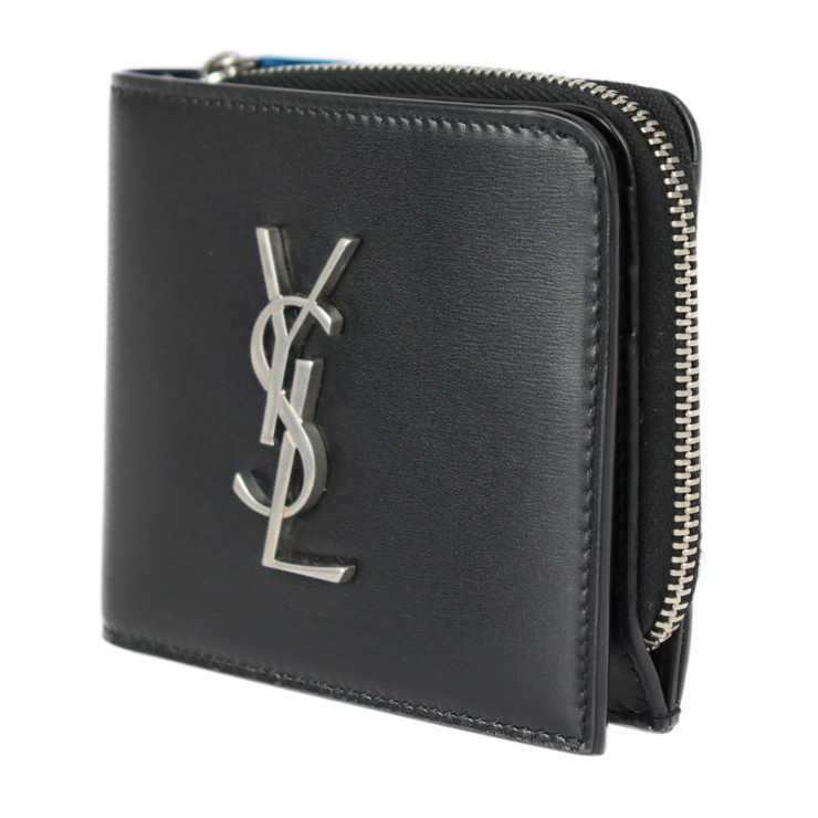 新品未使用展示品 SAINT LAURENT PARIS サンローランパリ 二つ折り財布
