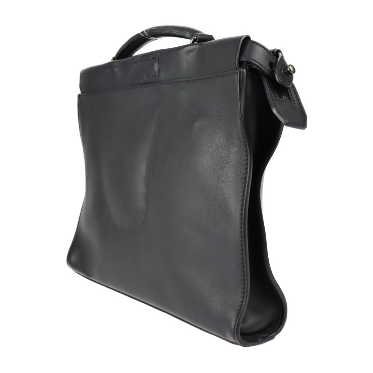  Fendi pi- Cub - Fit selection rear business bag 7VA406 leather black bagz I Monstar 2WAY briefcase [ genuine article guarantee ]