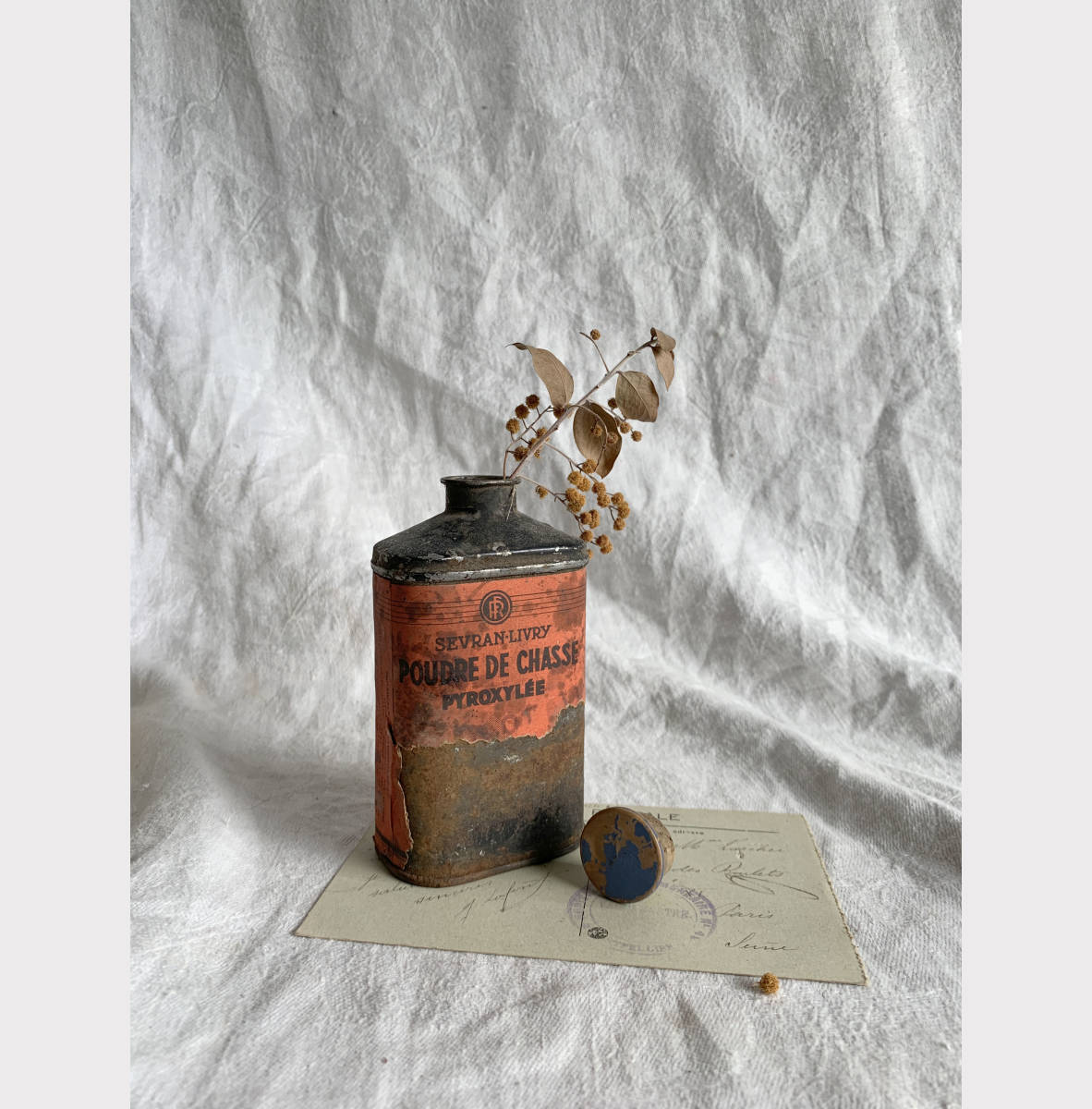 稀少 フランス 19世紀後期 一輪挿し 静物画 ボトル 花器 デッサン オブジェ 狩猟 ジョルジュ・モランディ 美術 骨董 アンティーク 4