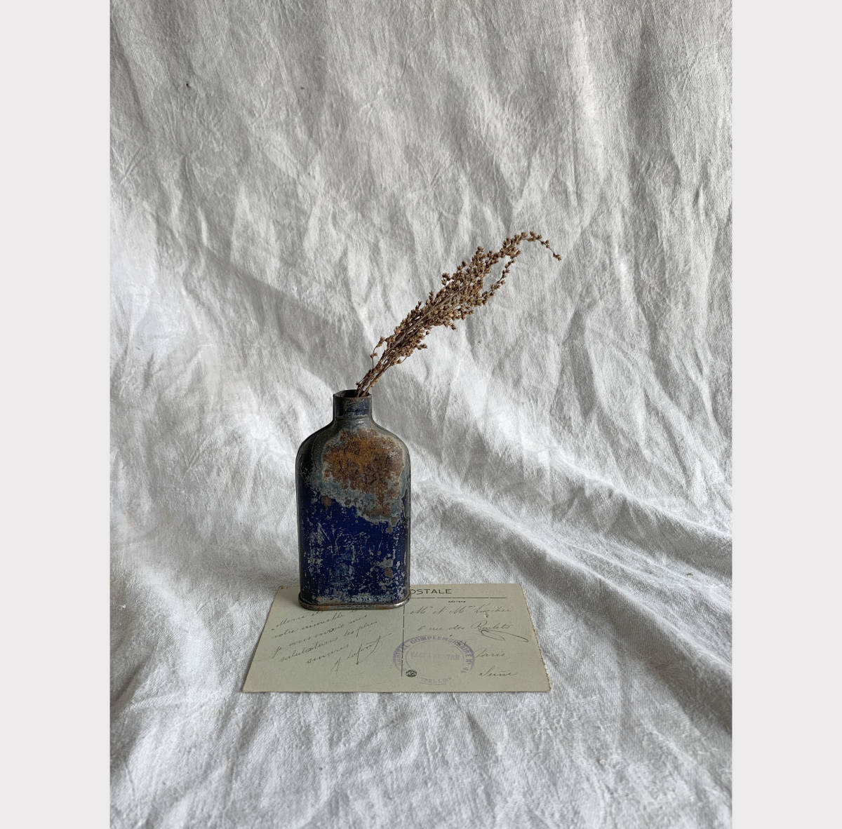 稀少 フランス 19世紀後期 一輪挿し 静物画 ボトル 花器 デッサン オブジェ 狩猟 ジョルジュ・モランディ 美術 骨董 アンティーク 1