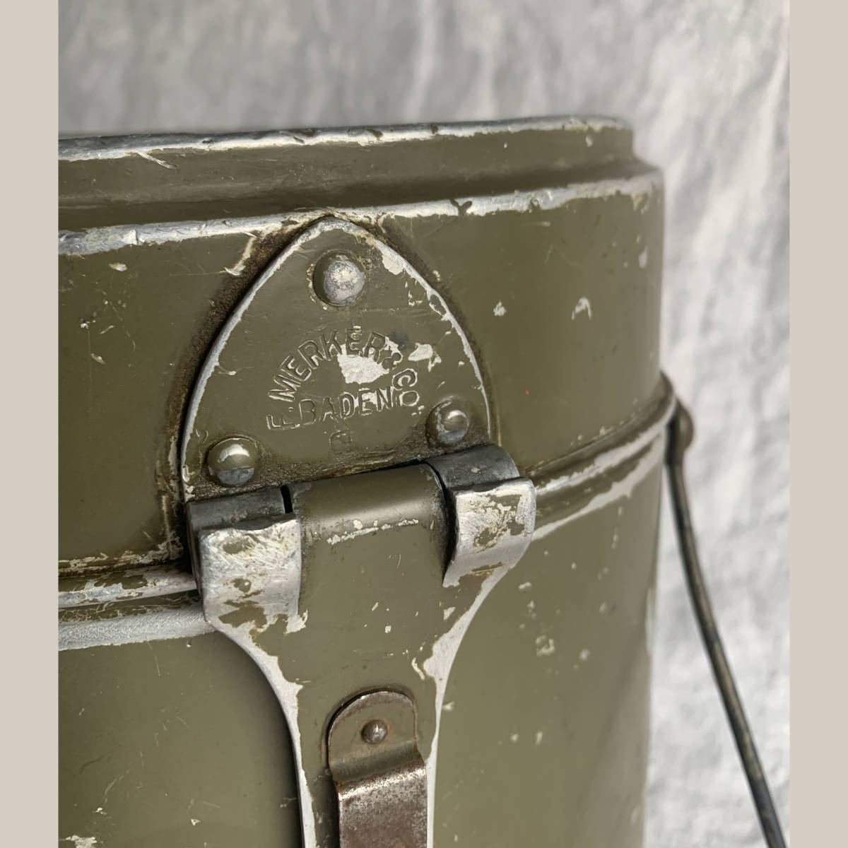 スイス軍 1910s 飯盒 クッカー ミニ アルミ 鍋 アーミー キャンプ 焚き火 メスキット ケース ボックス ヴィンテージ アンティーク_画像5