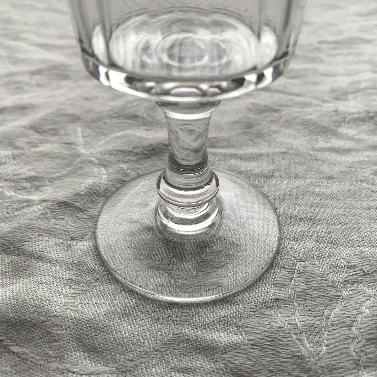 稀少 フランス 1903s OLD BACCARAT オールド バカラ コートプレート petites cote plate en plein グラス クリスタル ワイン アンティーク2_画像6