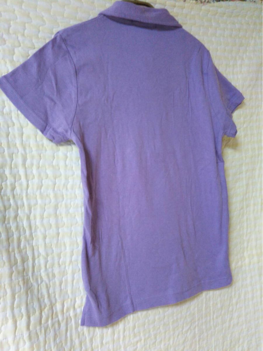  with translation unused ping pong pearl polo-shirt collar attaching cut and sewn M purple purple 47