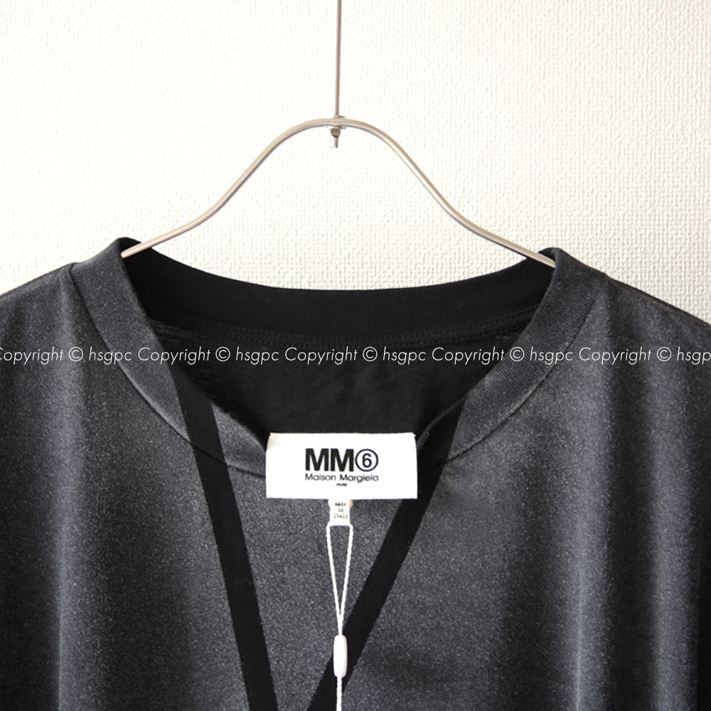 【定価4.1万】新品 MM6 メゾン マルジェラ キー シャドウ オーバーサイズ Tシャツ カットソー トップス MaisonMargiela  エムエム6 シックス