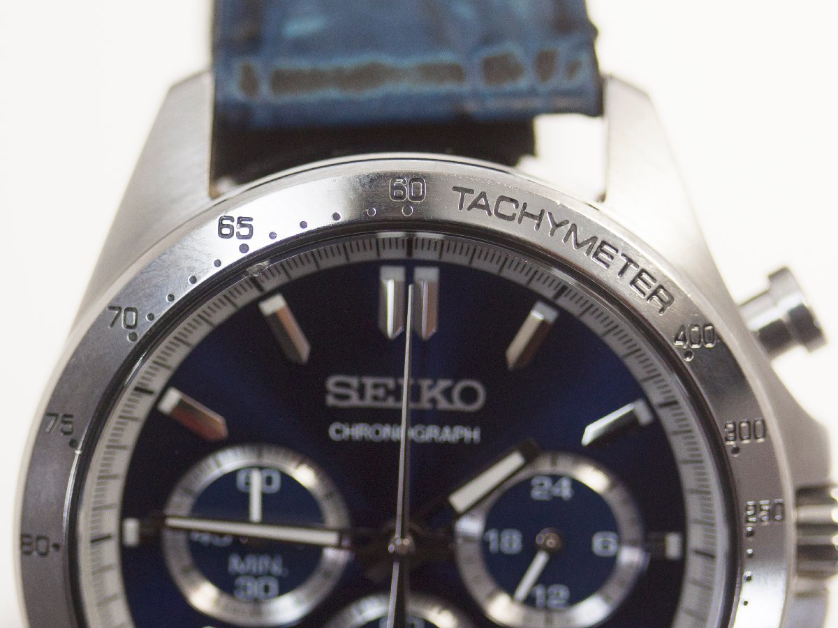 [SEIKO] Seiko Spirit chronograph 8T63-00D0 quartz men's wristwatch [ secondhand goods ]