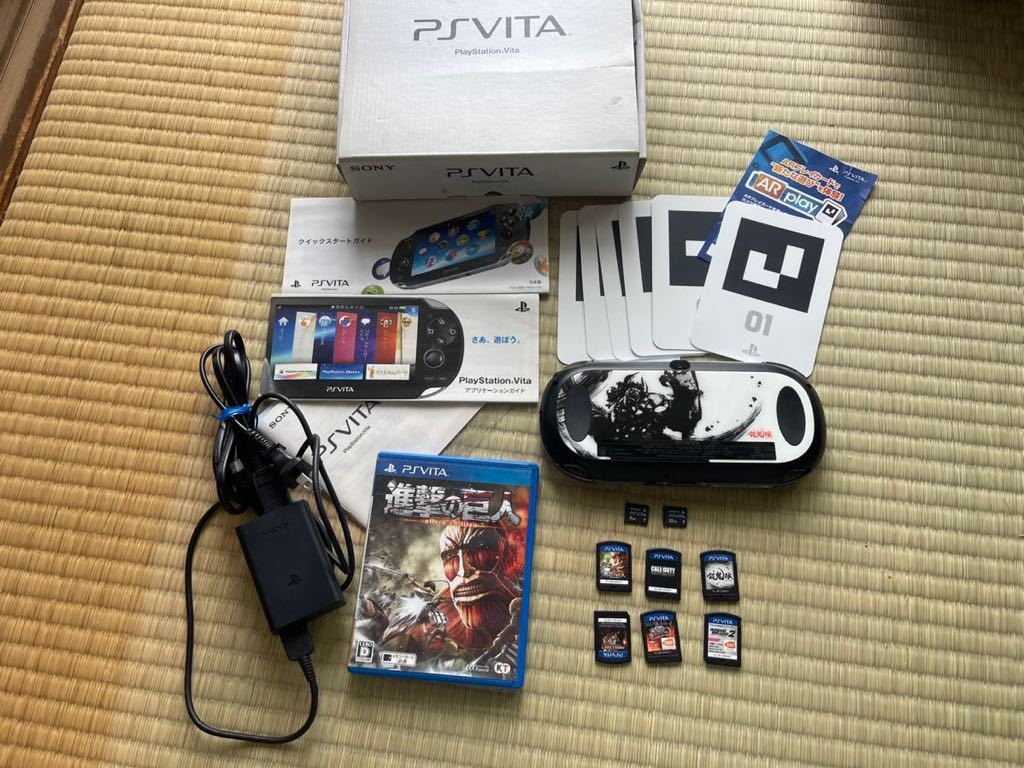  limited goods [ rare ]PSVITA PCH-1000.... pattern (....) body game memory card soft set 