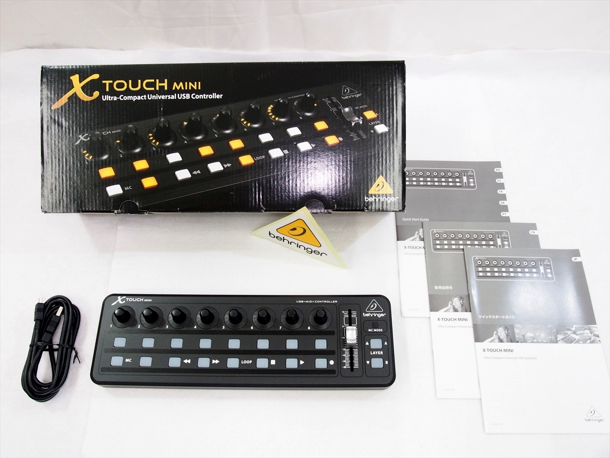 *1 times only use * BEHRINGER X-TOUCH MINI USB MIDI controller ( Behringer )fijikaru* delivery is Yupack 