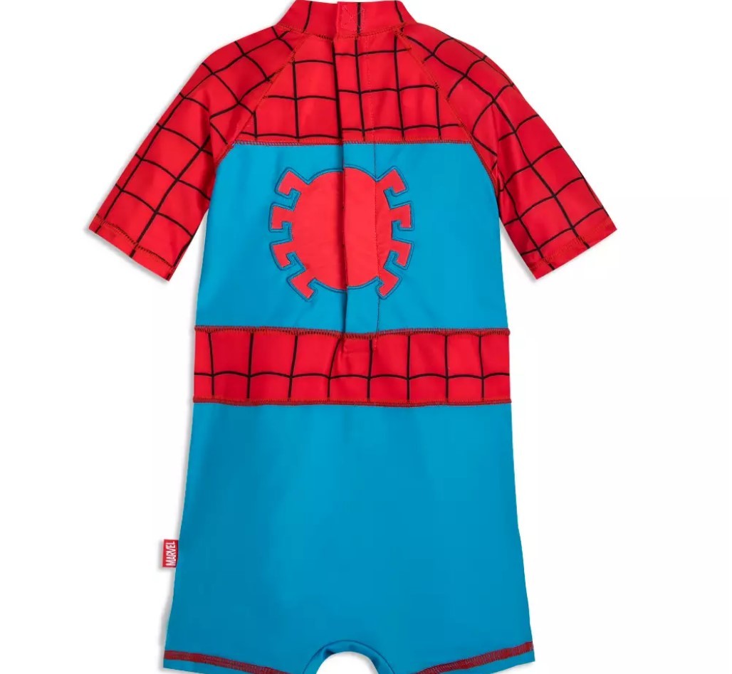  mail service free shipping US version Disney store Kids for 130 centimeter Rush Guard swim suit Spider-Man swimsuit child ... coveralls 