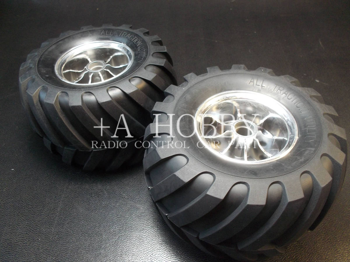 ^TAMIYA Tamiya wild we Lee 2 WR-02 WR02 front wheel tire 2 piece set 19805618 Tamiya ka start ma- goods new goods 