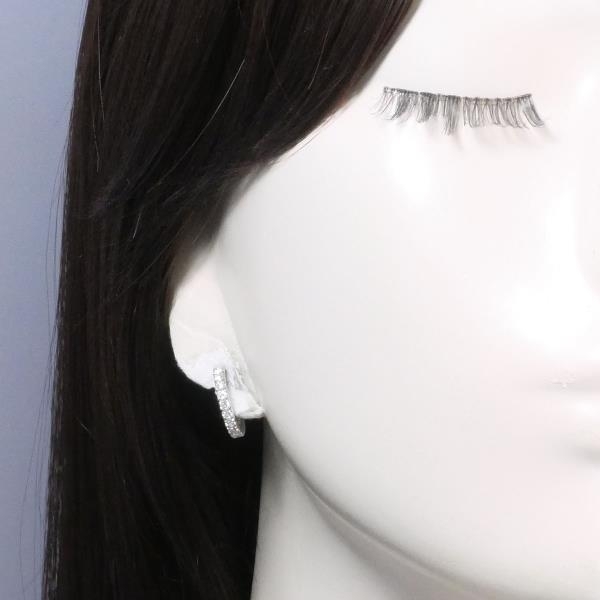 PT900 イヤリング ダイヤ 0.50 ×2 総重量約3.9g 美品 送料無料☆0315