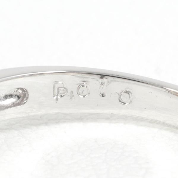PT900 リング 指輪 11.5号 パール 約9mm ダイヤ 0.10 総重量約4.8g 美 