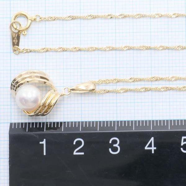 最新作売れ筋が満載 パール ネックレス K18YG 総重量約2.8g 送料無料☆ 美品 中古 約39cm その他