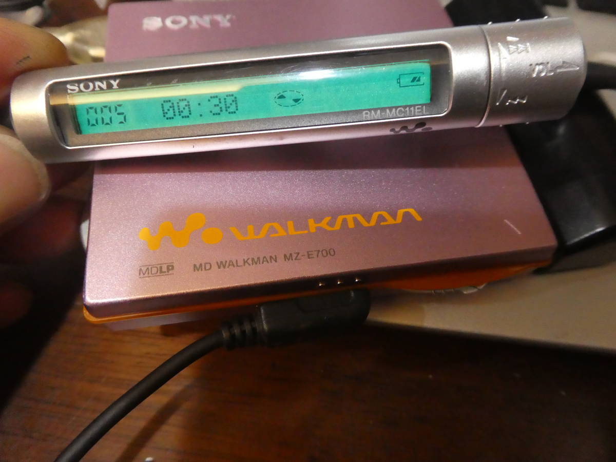 税込) SONY MZ-E700 MDLP対応 MDウォークマン 動作良好 美品 再生専用