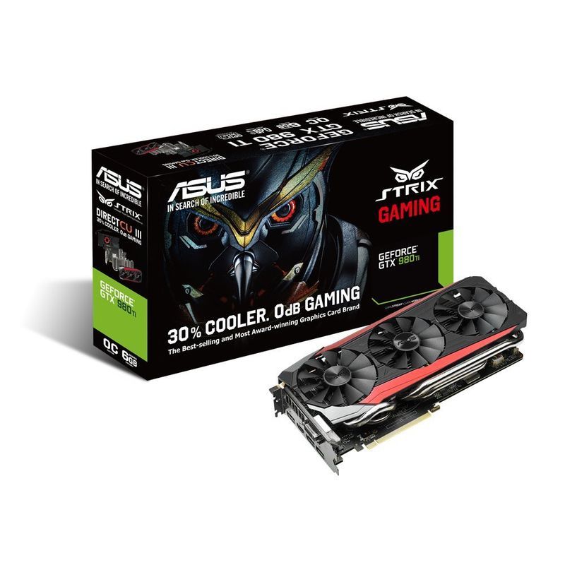 ASUSTek STRIXシリーズ NVIDIA GeForce GTX980Ti搭載ビデオカード オーバークロック メモリ6GB STRI_画像1