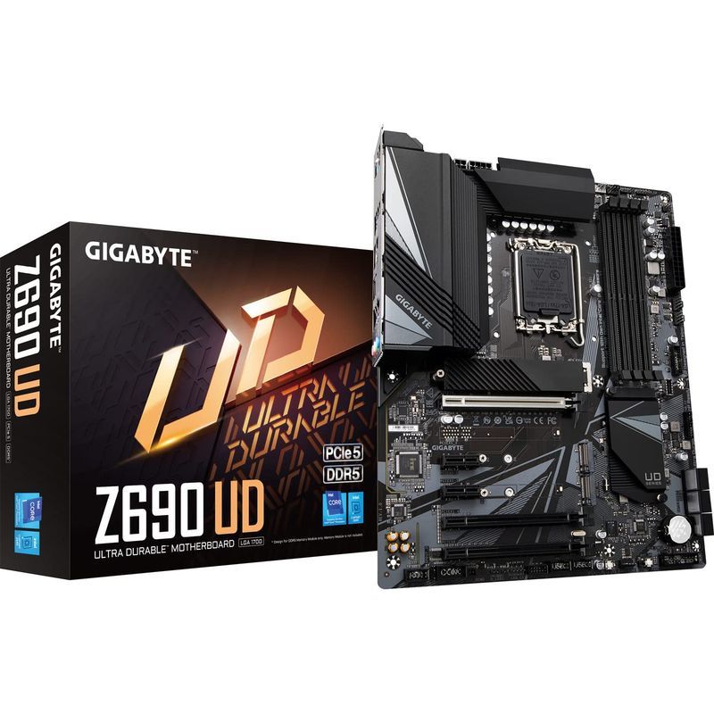 最前線の Gigabyte Z690 UD ATXマザーボード - 第12世代Intel Core