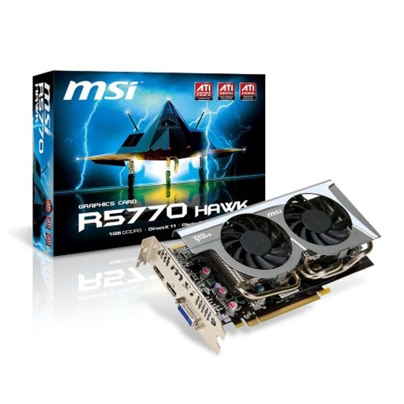 MSI グラフィックボード AMDシリーズ R5770 Hawkコンピュータ