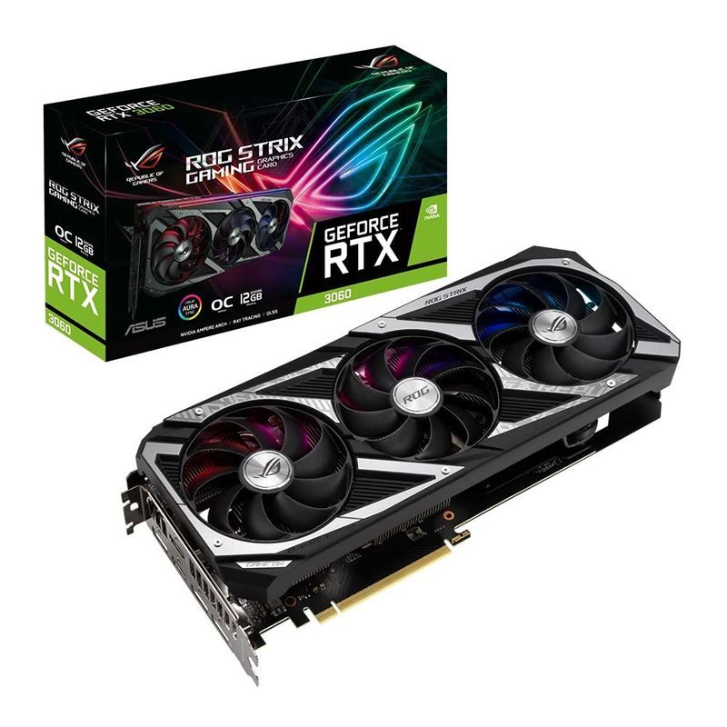 古典 RTX GeForce NVIDIA ASUSTek 3060 R オーバークロックモデル