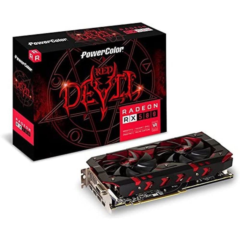 PowerColor ビデオカード AMD RADEON RX580搭載 AXRX580 8GBD5-3DH/OC_画像1