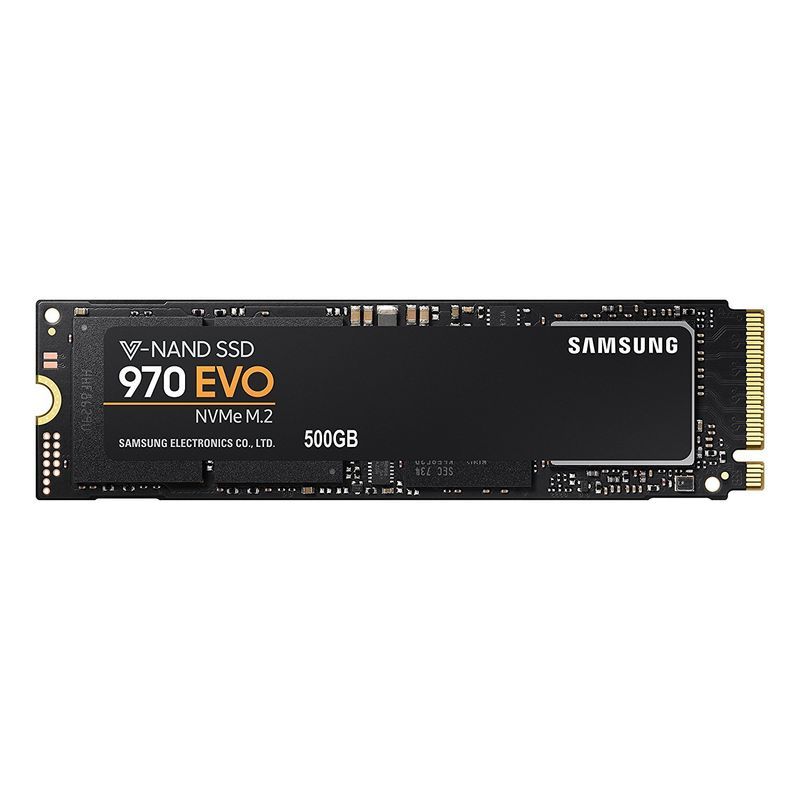 Samsung SSD 500GB 970 EVO M.2 Type2280 PCIe3.0×4 NVMe1.3 MZ-V7E500BW 並