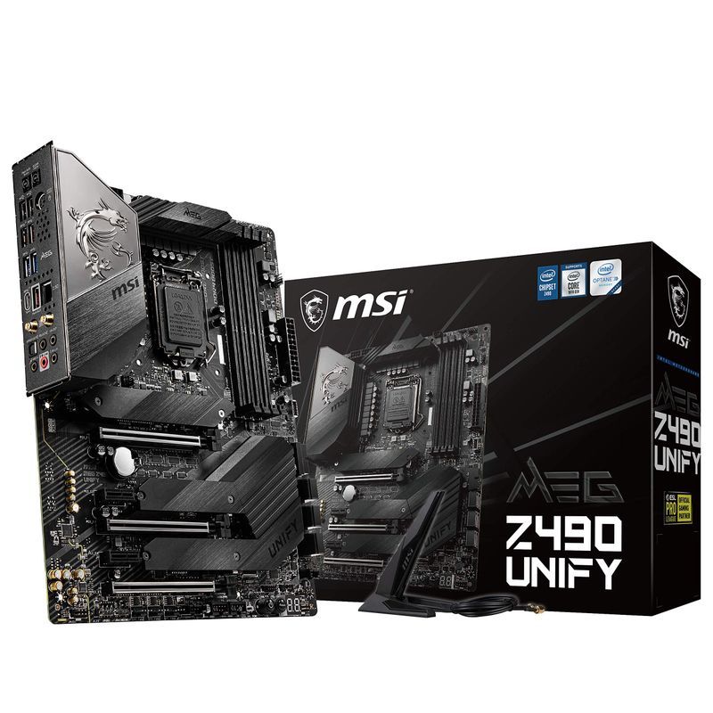 MSI MEG Z490 UNIFY マザーボード ATX Intel Z490チップセット搭載 MB4951
