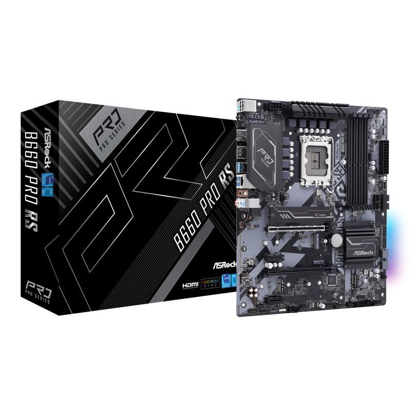 ASRock マザーボード B660 Pro RS Intel B660 シリーズ 第12世代 CPU ( LGA1700 ) 対応 B66