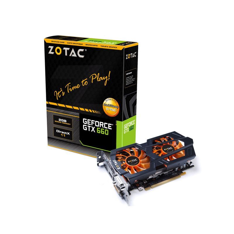 Parallel Imports Zotac Geforce GTX 660 2 ГБ GDDR5 PCI Express 3.0 HDMI DVI DisplayP