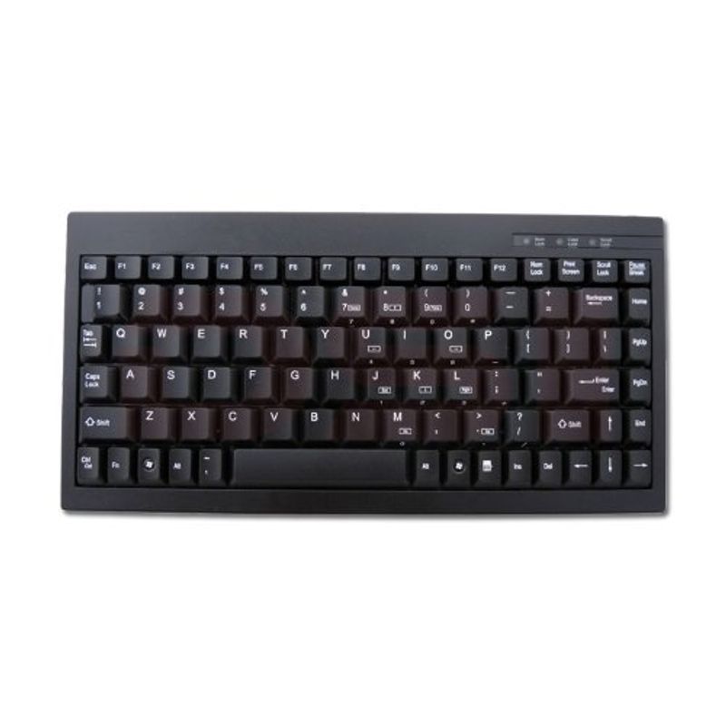 Adesso Mini Keyboard with Embedded Numeric Keypad ACK-595 - Keyboard -