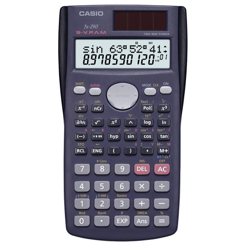 カシオ 関数電卓 2桁表示 199関数 10桁 FX-290-Nの画像1