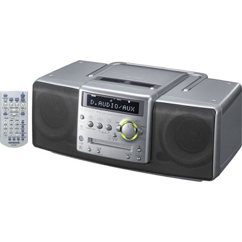 絶品】 KENWOOD グレー CD・MD・ラジオパーソナルステレオシステム MDX