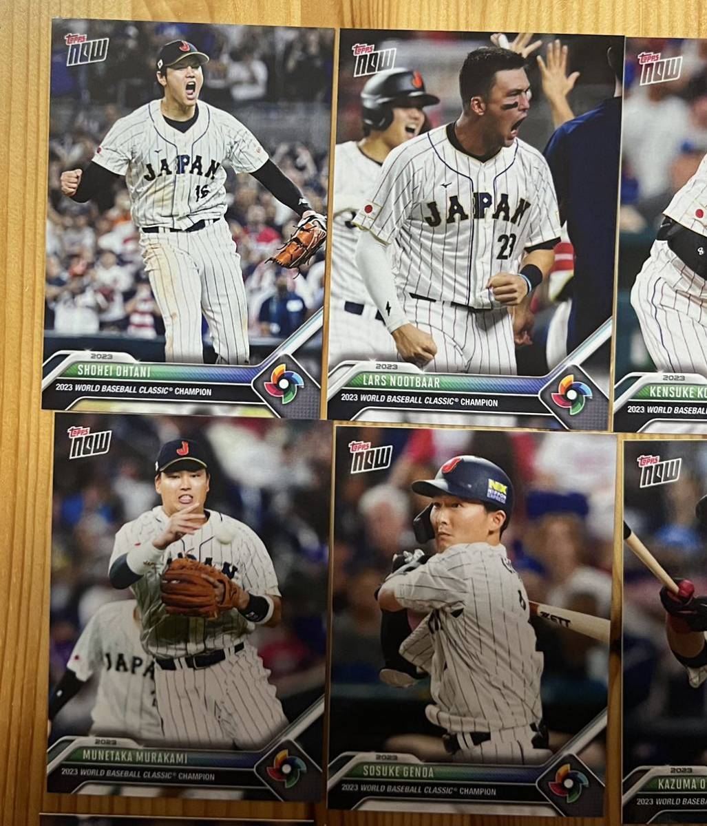 2023 TOPPS NOW World Baseball Classic WBC 侍ジャパン 優勝記念 12種