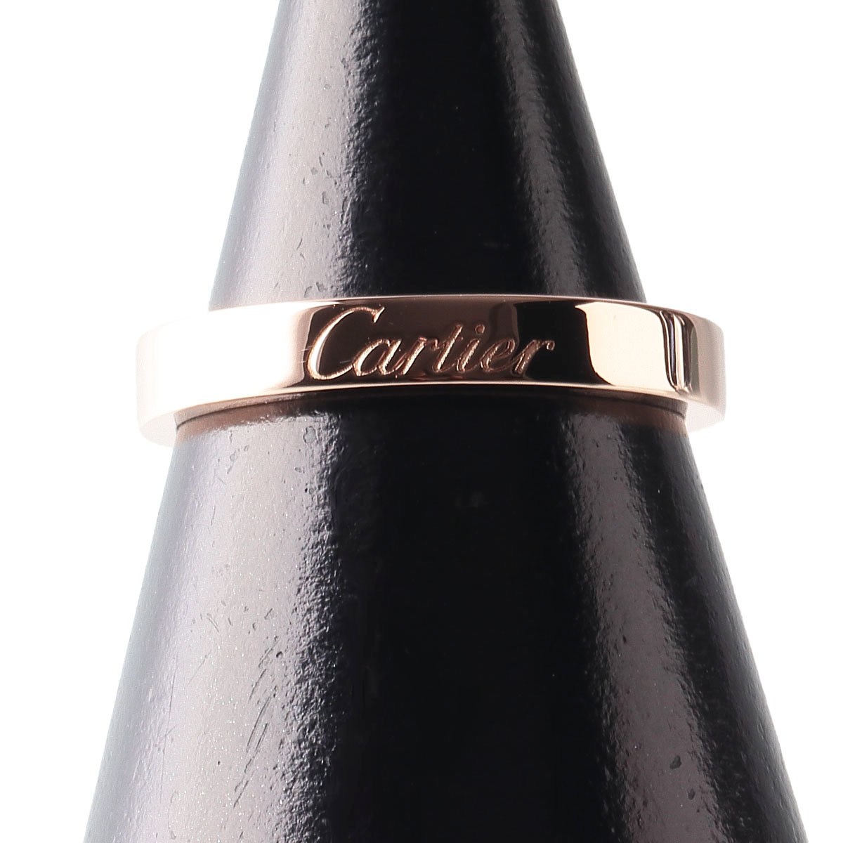 カルティエ エングレーブド リング Cドゥカルティエ #50 750PG 新品