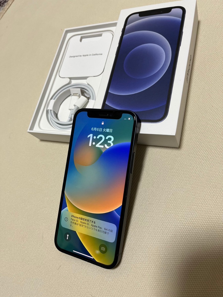 iPhone 12 64GB ブラックSIMフリー Apple iPhone12 黒 ブラック