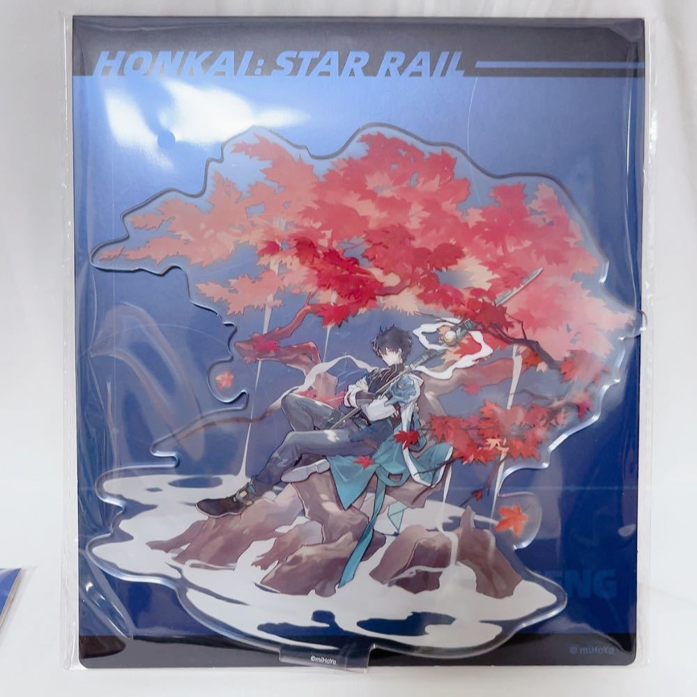 【 中国限定グッズ miHoYo 公式正規品 】 崩壊スターレイル Honkai Star Rail 丹恒 アクリルスタンド アクスタ ホログラム缶バッジ 4