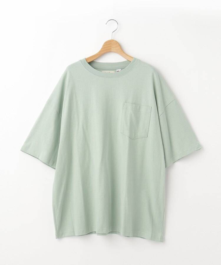新品　STEEL BROWN USAコットン ビッグTシャツ　ラベンダー(011)　04(XL)　定価3300円