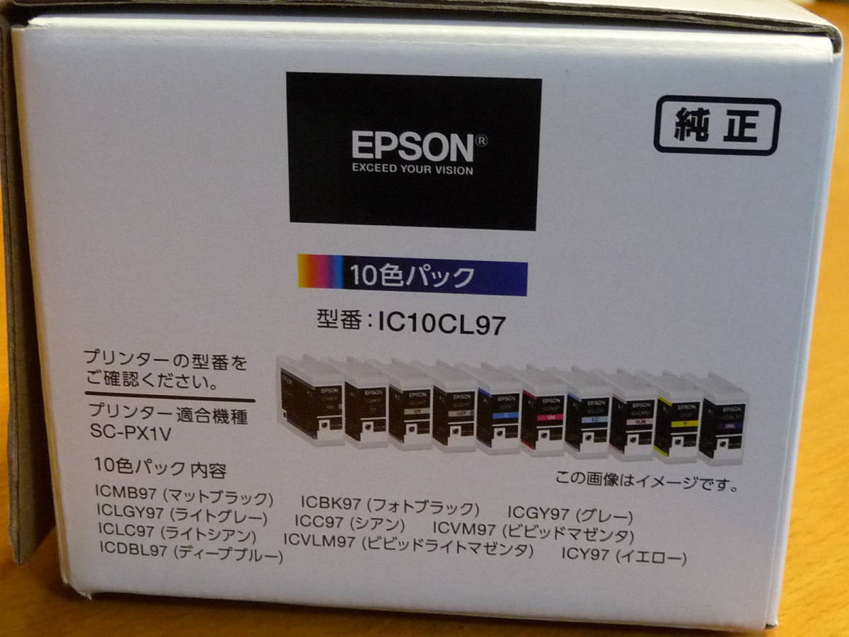 ヤフオク! - 【新品】EPSON 純正インクカートリッジ IC10CL97