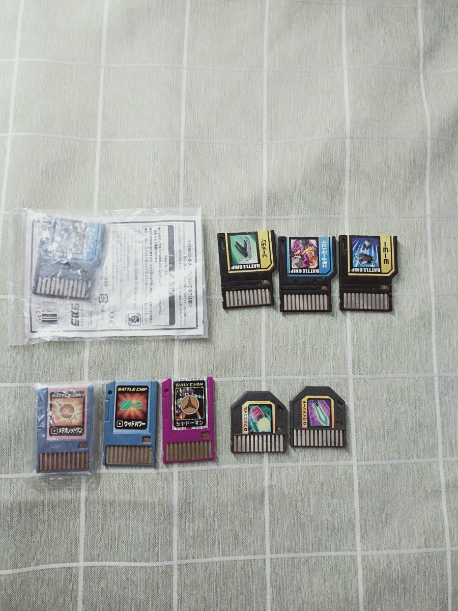 ヤフオク! - ロックマンエグゼ バトルチップ 9枚 中古 種類まちまち
