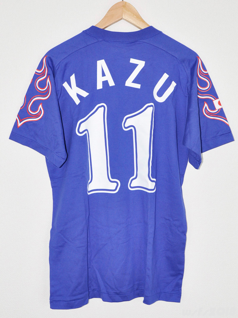 【サッカー/新品】９８日本代表ナンバーTシャツ#11三浦和良【JFAオフィシャル】