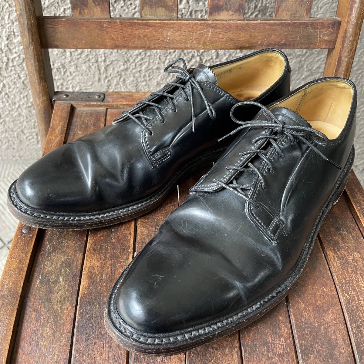 高級レア！80's Florsheimケンムーア ロイヤルインペリアル　コードバン革靴11C 　MADE IN USA/70'sアメカジ古着オールデンチャーチ英国