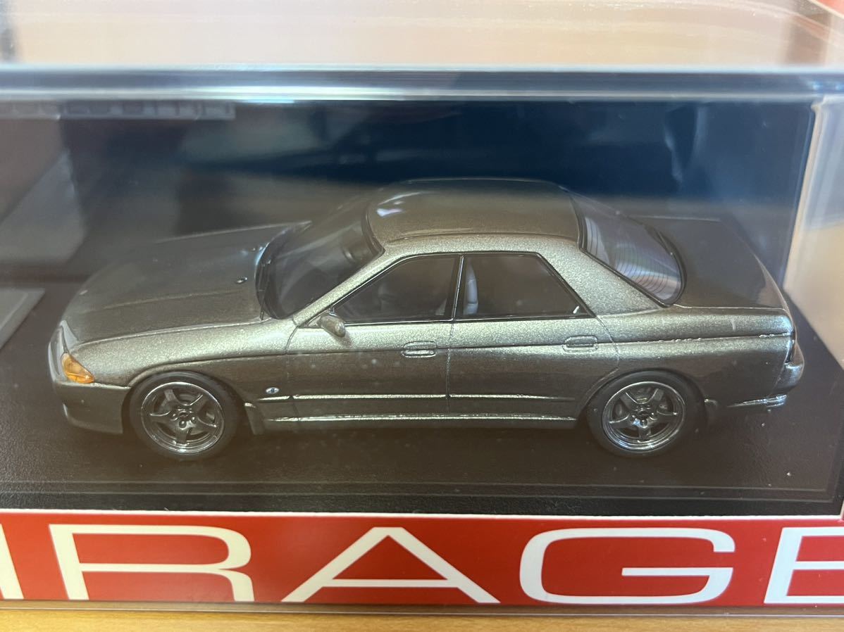 1円スタート！1/43 MIRAGE R32 スカイライン オーテックバージョン& hpi racing R32 スカイラインGT-R（クリスタルホワイト）の画像3
