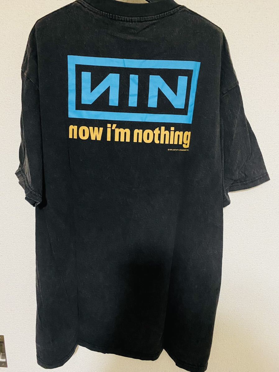 ナインインチネイルズ nine inch nails Tシャツ GIANT 製 XL ナインインチネイルズ nine inch nails Tシャツ GIANT 製 XL