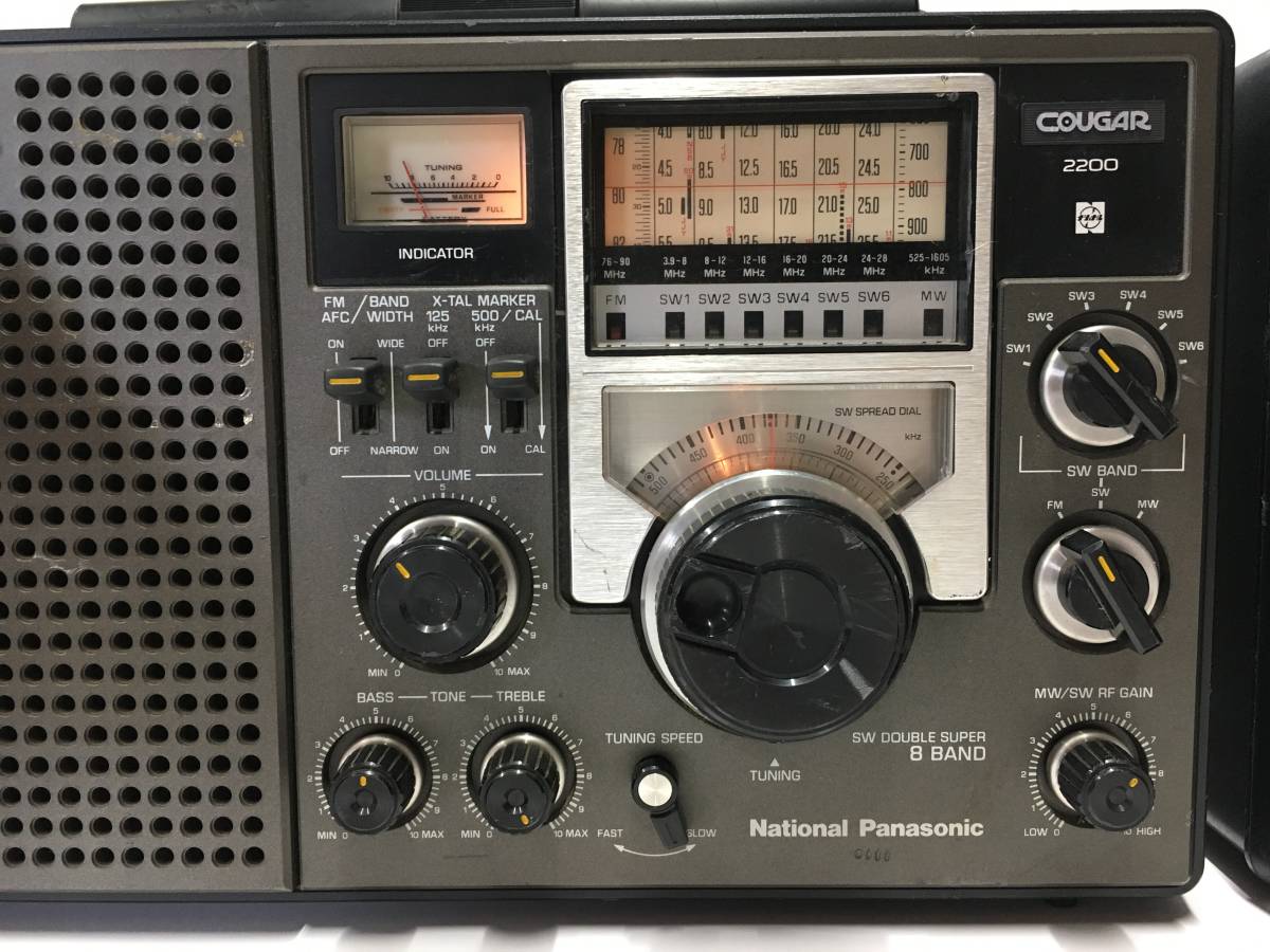 A20473)National Panasonic RF-2200 COUGAR2200 8バンド A20473)National Panasonic RF-2200 COUGAR2200 8バンド
