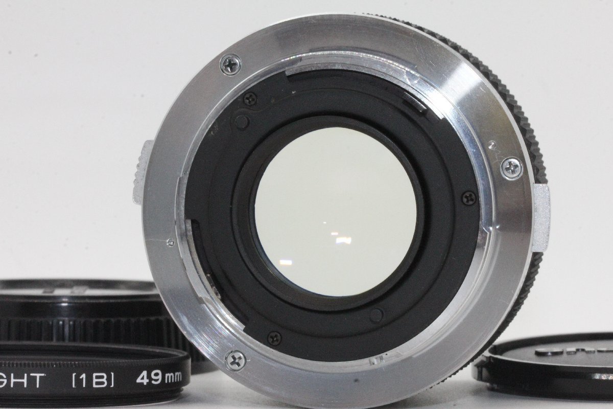 良品 Olympus OM-SYSTEM F.ZUIKO AUTO-T 85mm f2 MF Lens フィルター