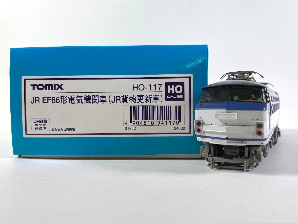 8-131*HOゲージ TOMIX HO-117 JR EF66形 電気機関車 (JR貨物更新車