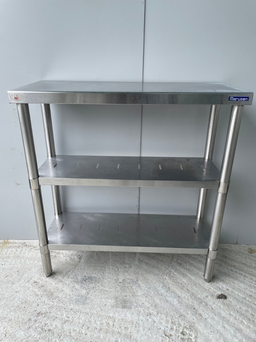 【ra05】 マルゼン 作業台 800×340×840（mm） 業務用 調理台 厨房機器 作業台 厨房設備